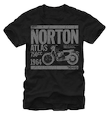 Norton Motorcycles 1964 Atlas 750CC Vintage Style Adult T-Shirt Tee